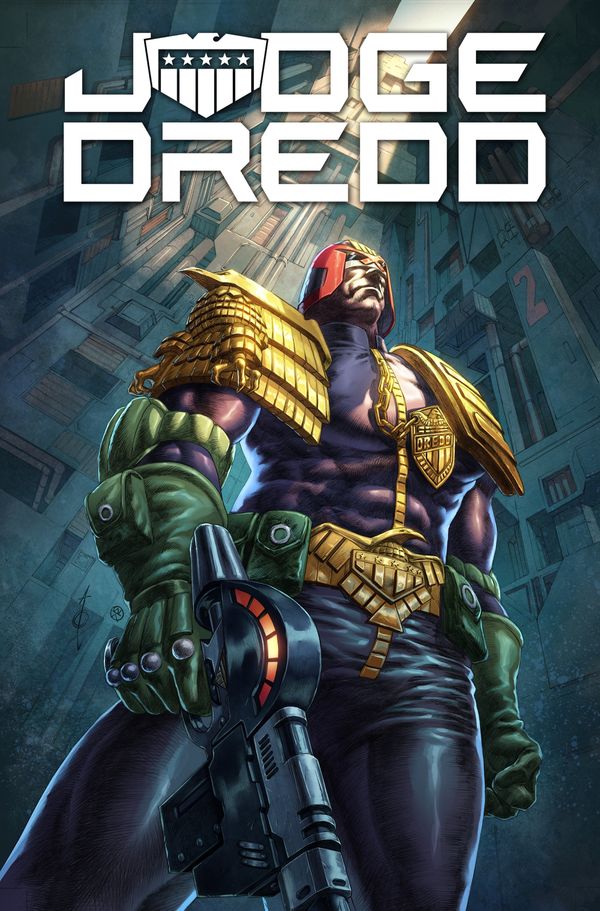 Cover Art for 9781684053971, Judge Dredd: Under Siege by Mark Russell