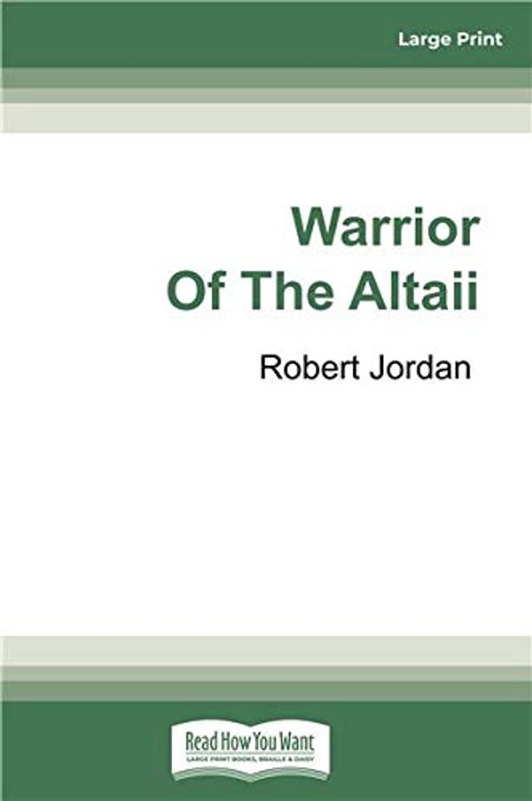 Cover Art for 9780369329516, Warrior of the Altaii by Robert Jordan