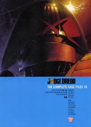 Cover Art for 9781907992254, Judge Dredd: Complete Case Files: v. 18 by John Wagner