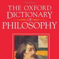 Cover Art for 9780198610144, The Oxford Dictionary of Philosophy by Simon Blackburn