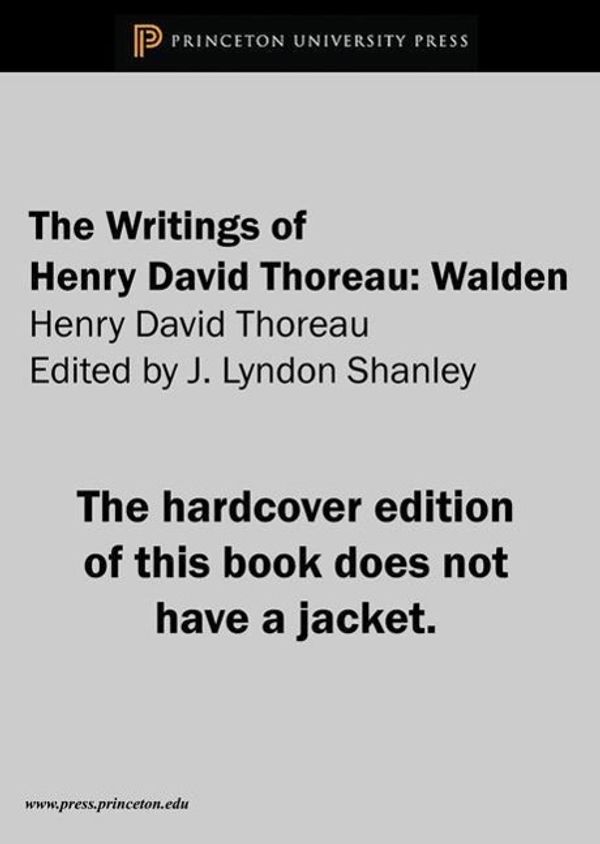 Cover Art for 9780691061948, The Writings of Henry David Thoreau by Henry David Thoreau