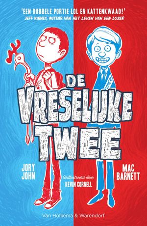 Cover Art for 9789000343881, De vreselijke twee by Jory John, Kevin Cornell, Mac Barnett, Merel Leene