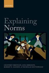 Cover Art for 9780198748205, Explaining Norms by Geoffrey Brennan