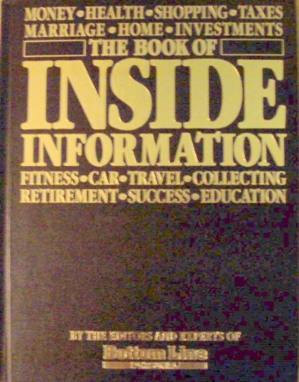 Cover Art for 9780887230844, The Book of Inside Information by Unknown