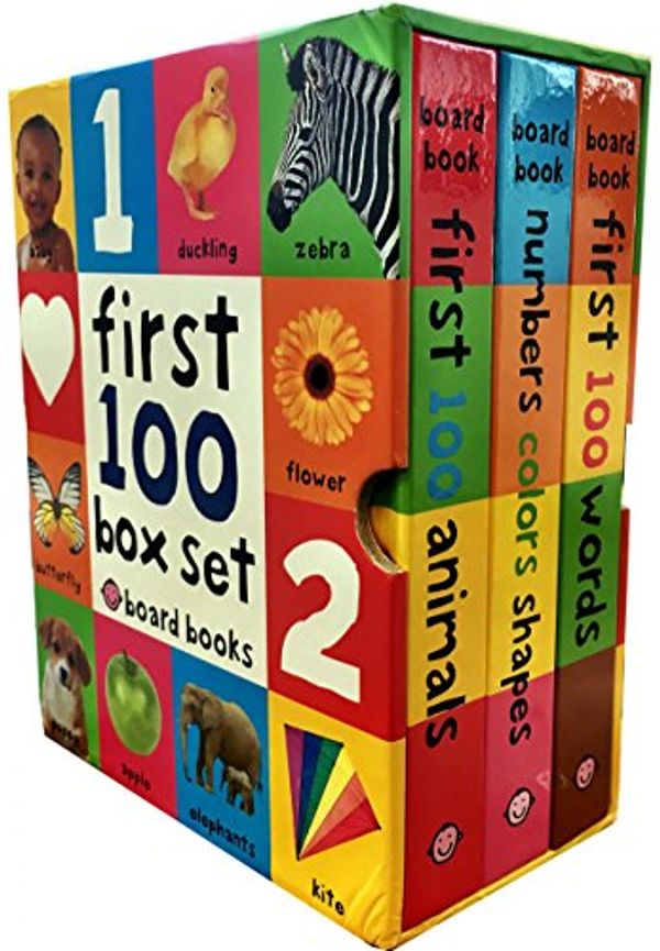 Cover Art for 9789526529196, First 100 Collection 4 Books Set (First 100 Soft to Touch Board Books) (First 100 Words, Numbers Colours Shapes, First 100 Animals, First 100 Trucks) by Priddy Books