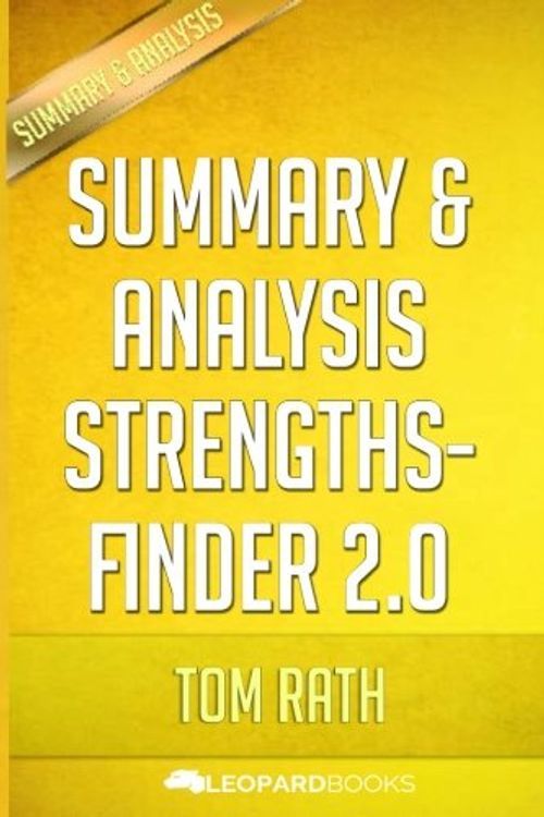 Cover Art for 9781530565962, StrengthsFinder 2.0: by Tom Rath by Books, Leopard [Mar 16, 2016]