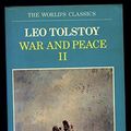 Cover Art for 9780192816146, War and Peace: Volume 2 (The World's Classics) by Leo Tolstoy