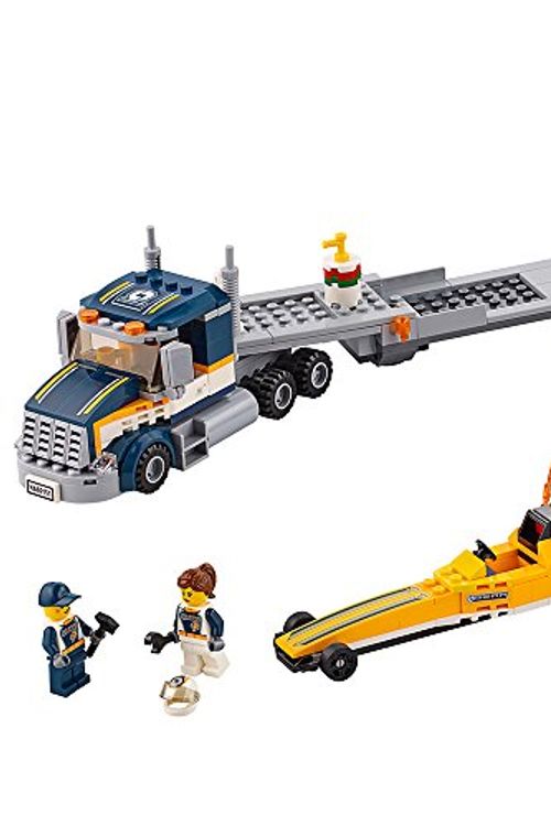 Cover Art for 0673419264297, Dragster Transporter Set 60151 by LEGO