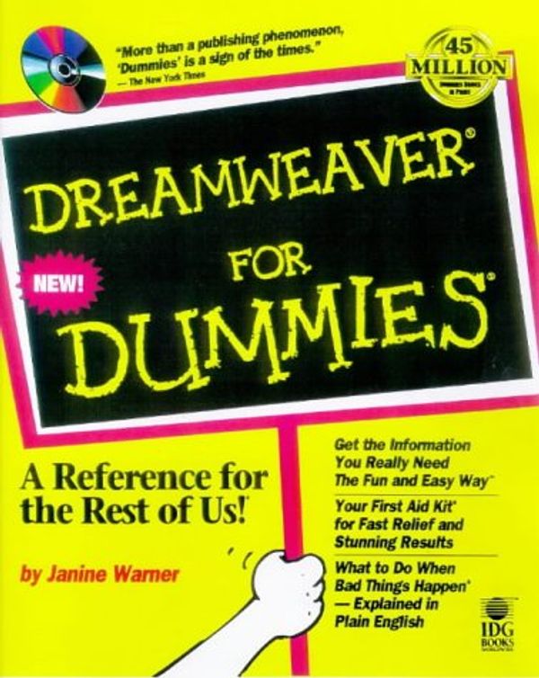 Cover Art for 0785555504073, Dreamweaver for Dummies by Janine Warner