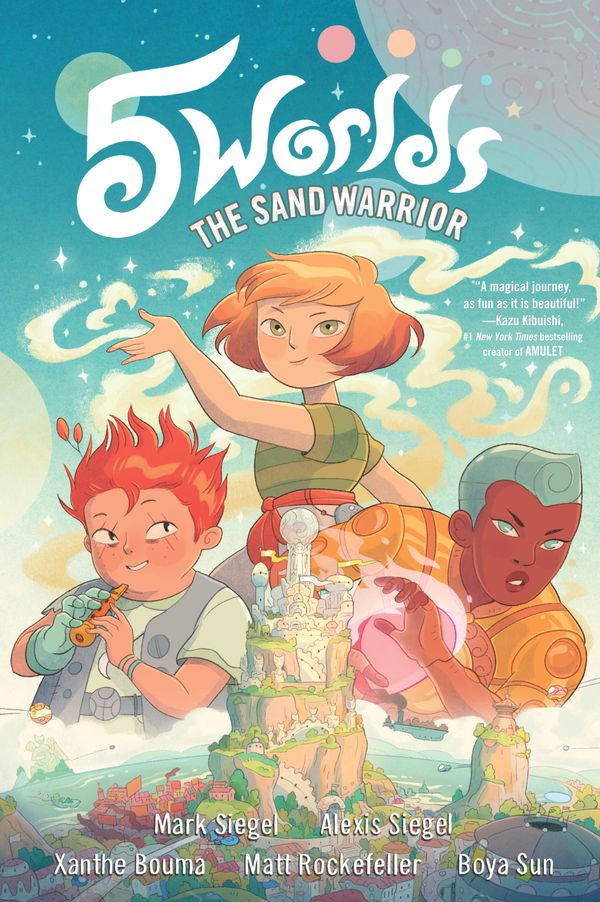 Cover Art for 9781101935880, 5 Worlds Book 1: The Sand Warrior by Mark Siegel, Alexis Siegel
