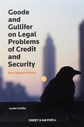 Cover Art for 9780414066007, Goode on Legal Problems of Credit and Security by Professor Louise Gullifer