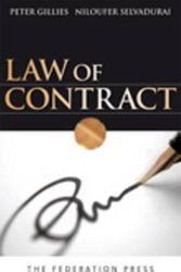 Cover Art for 9781862877399, The Law of Contract by Gillies, Peter, Selvadurai, Niloufer