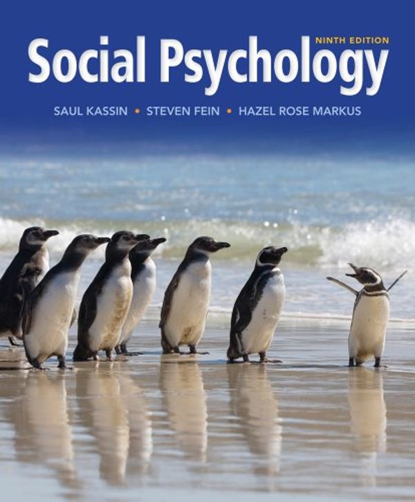 Cover Art for 9781133957744, Social Psychology by Saul Kassin, Steven Fein, Hazel Rose Markus