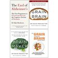 Cover Art for 9789123854141, End of Alzheimers, Grain Brain, Brain Maker, No Grain Smarter Brain Body Diet Cookbook 4 Books Collection Set by Dr. Dale Bredesen, David Perlmutter, Iota