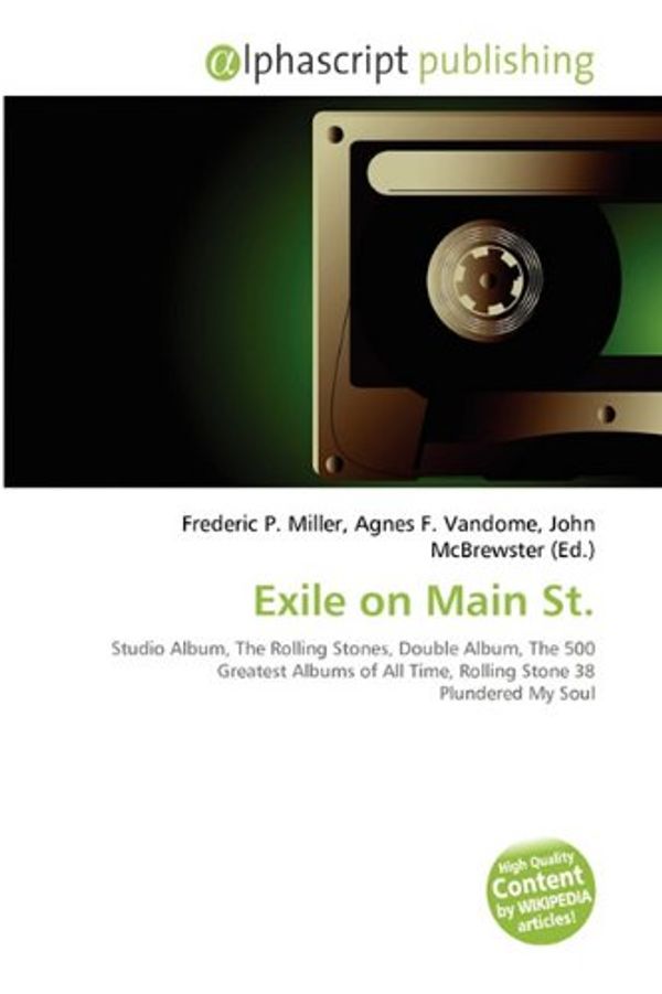 Cover Art for 9786135646092, Exile on Main St. by Frederic P. Miller