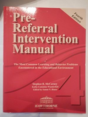Cover Art for 0878372201413, Pre-Referral Intervention Manual-Fourth Edition by Kathy Cummins Wunderlich, Stephen B. McCarney