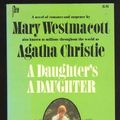Cover Art for 9780877953883, A Daughter's a Daughter by Mary Westmacott