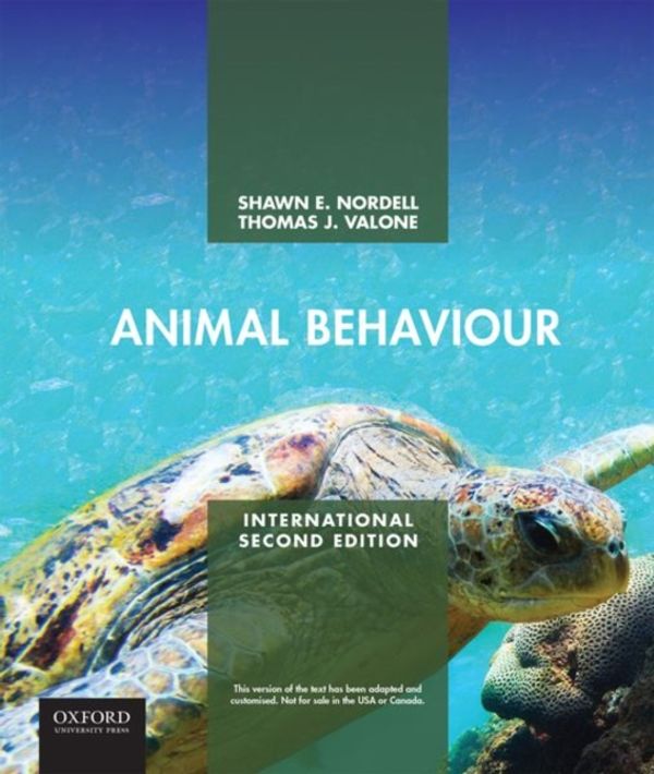 Cover Art for 9780190276782, Animal BehaviorConcepts, Methods, and Applications by Shawn E. Nordell