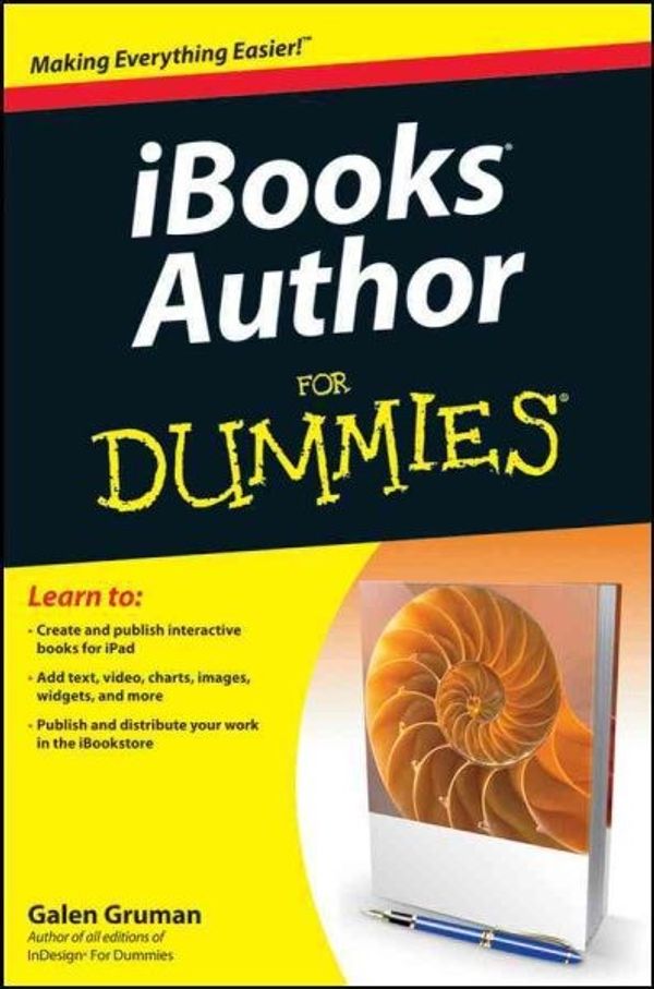 Cover Art for 9781118376799, iBooks Author For Dummies by Gruman