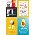 Cover Art for 9789123887866, The Great Cholesterol Myth, The Diet Myth, Food Wtf Should I Eat, Eat Fat Get Thin 4 Books Collection Set by Jonny Bowden, Professor Tim Spector, Mark Hyman