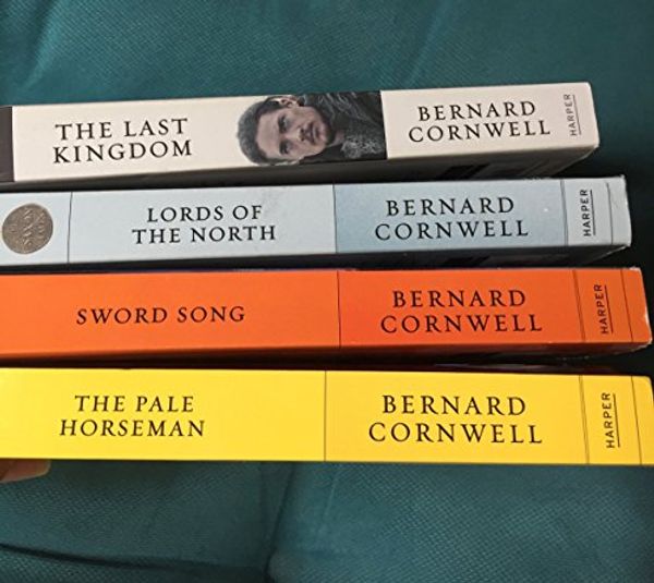 Cover Art for B0085ZLES4, Bernard Cornwell Complete The Saxon Chronicles Set (The Saxon Chronicles Series, Saxon Tales, 1-5 The Last Kingdom, The Pale Horseman, The Lords of the North, Sword Song, The Burning Land) by Bernard Cornwell