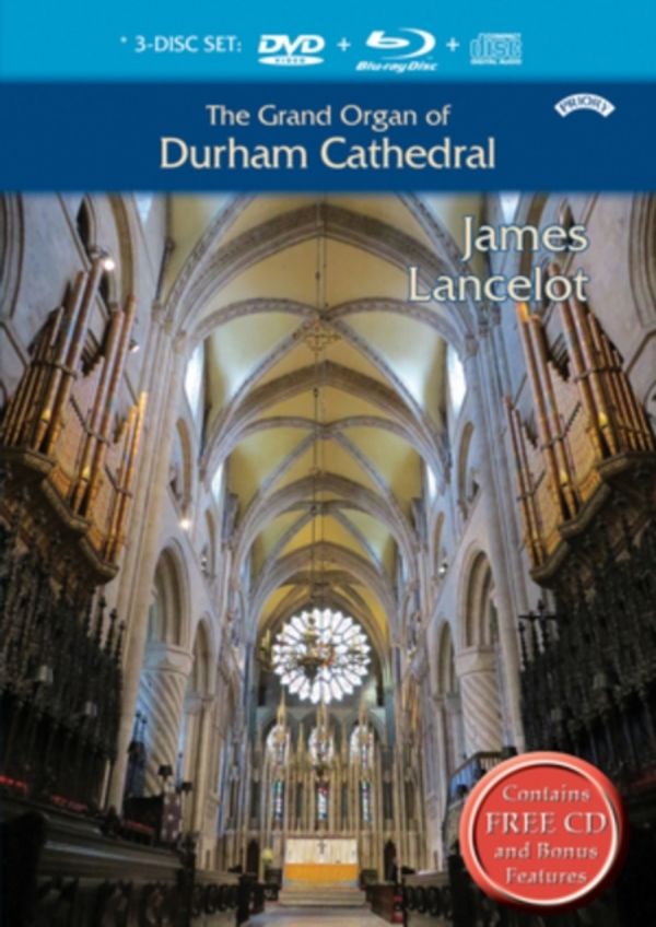 Cover Art for 5028612220123, The Grand Organ of Durham Cathedral - James Lancelot (All regions BD/DVD/CD - 3 disc set) by Priory Records