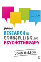 Cover Art for 9781526459497, Doing Research in Counselling and Psychotherapy by John McLeod