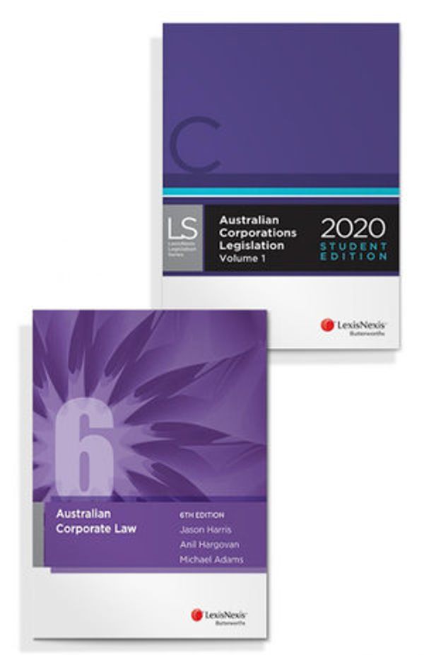 Cover Art for 9780001283626, Australian Corporate Law, 6th Edition and Australian Corporations Legislation 2020 - Student Edition (Bundle) by Unknown