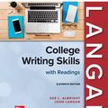 Cover Art for 9781265226596, ISE College Writing Skills with Readings by John Langan, Zoe Albright