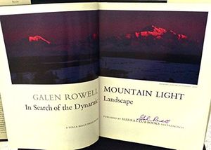 Cover Art for 9780871567611, Mountain Light by Galen Rowell