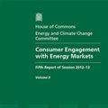 Cover Art for 9780215052186, Consumer Engagement with Energy Markets by Great Britain: Parliament: House of Commons: Energy and Climate Change Committee