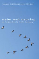 Cover Art for 9780415311755, Meter and Meaning by Thomas Carper