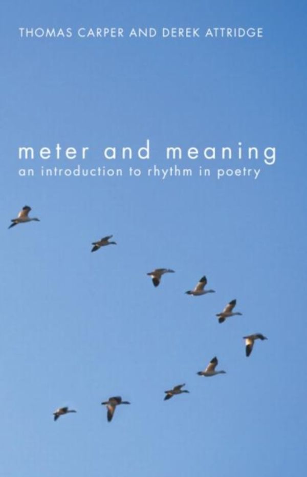 Cover Art for 9780415311755, Meter and Meaning by Thomas Carper