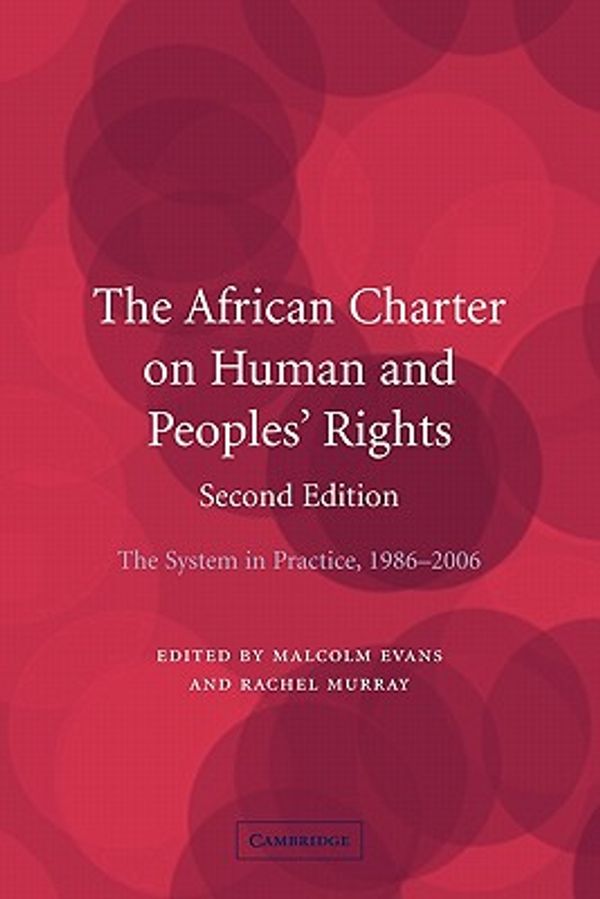 Cover Art for 9780521187640, The African Charter on Human and Peoples' Rights by 