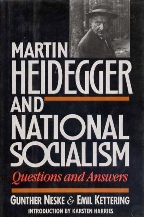 Cover Art for 9781557783103, Martin Heidegger and National Socialism by Neske, Gunther/ Kettering, Emil
