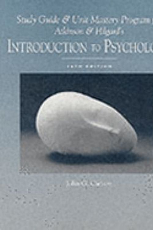 Cover Art for 9780155051249, Study Guide and Unit Mastery Program for Atkinson and Hilgard's Introduction to Psychology, 14th by Smith