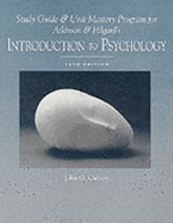 Cover Art for 9780155051249, Study Guide and Unit Mastery Program for Atkinson and Hilgard's Introduction to Psychology, 14th by Smith