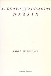 Cover Art for 9782869411692, Alberto Giacometti, dessin by Du Bouchet (André).