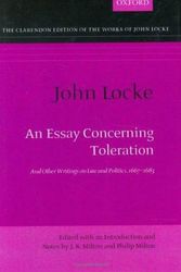 Cover Art for 9780198237211, John Locke - An Essay Concerning Toleration by John Locke