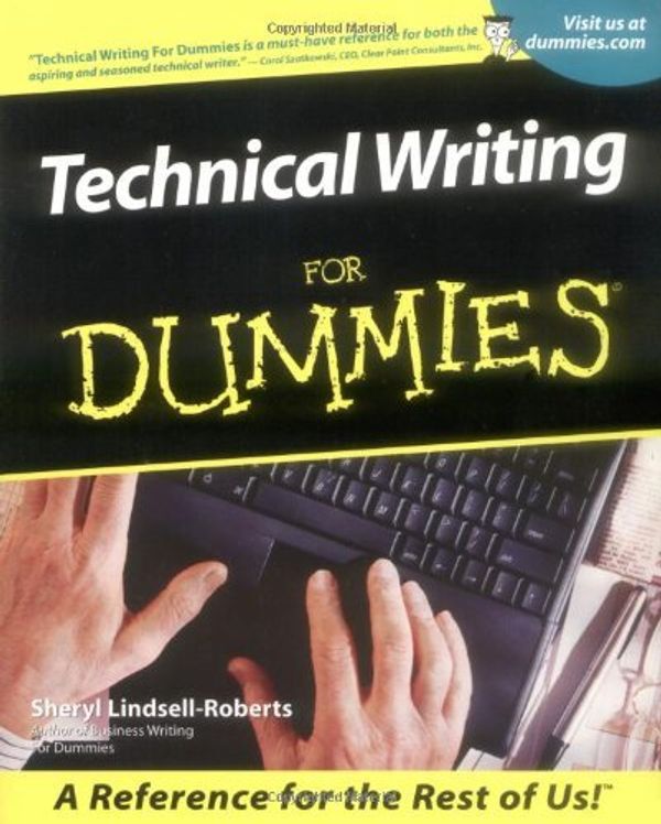 Cover Art for 0785555046030, Technical Writing for Dummies by Sheryl Lindsell-Roberts
