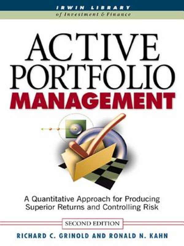 Cover Art for 9785551150770, Active Portfolio Management by Richard Grinold