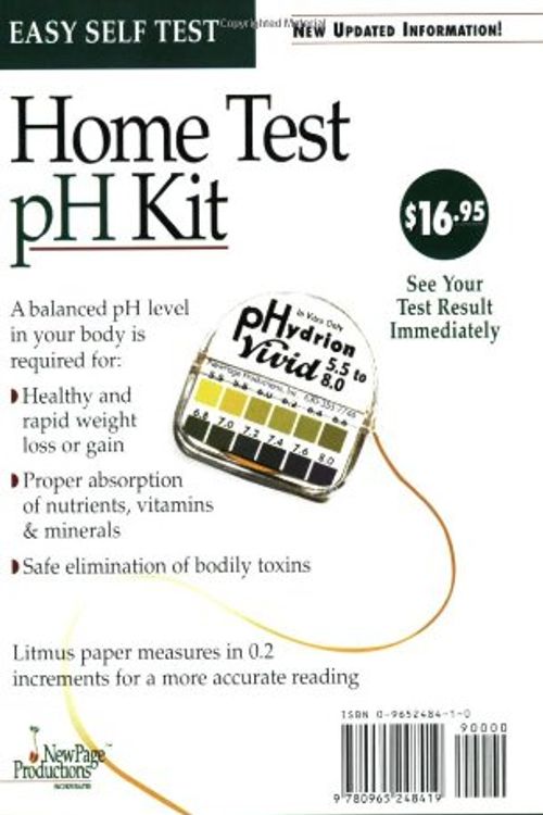 Cover Art for 9780965248419, Home Test pH Kit by Deborah Page Johnson