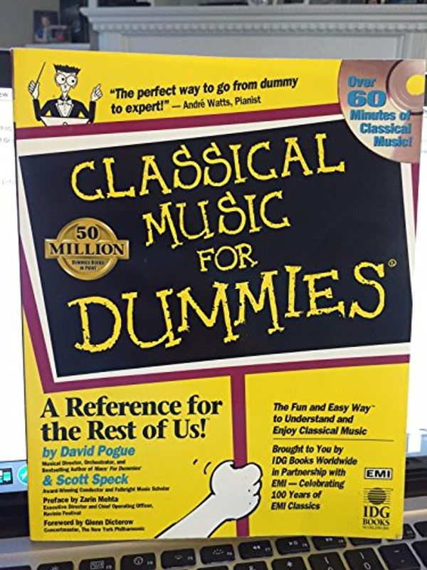 Cover Art for 9780764550096, Classical Music For Dummies by David Pogue, Scott Speck