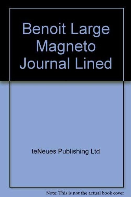 Cover Art for 9781933427904, Benoit Large Magneto Journal Lined by teNeues Publishing Ltd