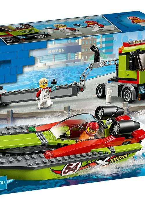 Cover Art for 5702016617887, Race Boat Transporter Set 60254 by LEGO