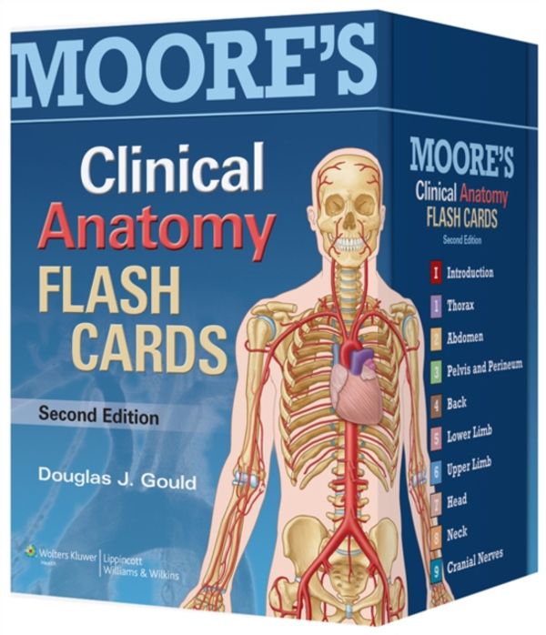 Cover Art for 9781451173352, Moore's Clinical Anatomy Flash Cards by Douglas J. Gould PhD