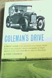 Cover Art for 9780571060795, Coleman's Drive by John Coleman