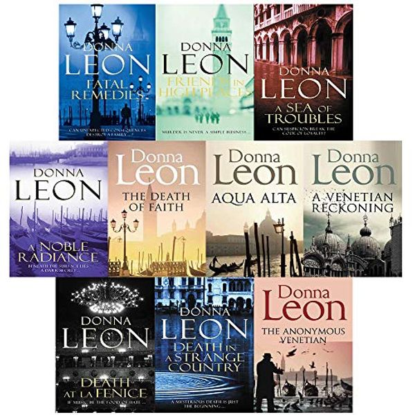 Cover Art for 9783200306769, Donna Leon 10 Books Collection Pack Set RRP: £79.9 (Blood from a Stone, Uniform Justice, A Sea of Troubles, Fatal Remedies, A Noble Radiance, Friends in High Places, Doctored Evidence, Death in a Strange Country, Wilful Behaviour, Death at La Fenice) by Donna Leon