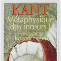 Cover Art for 9782080707154, Metaphysique des moeurs  t1 - fondation, introduction by Emmanuel Kant