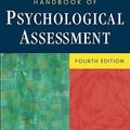 Cover Art for 9780471419792, Handbook of Psychological Assessment by Gary Groth-Marnat